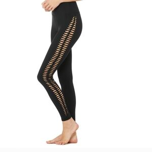 Black Cutout Leggings from Alo yoga